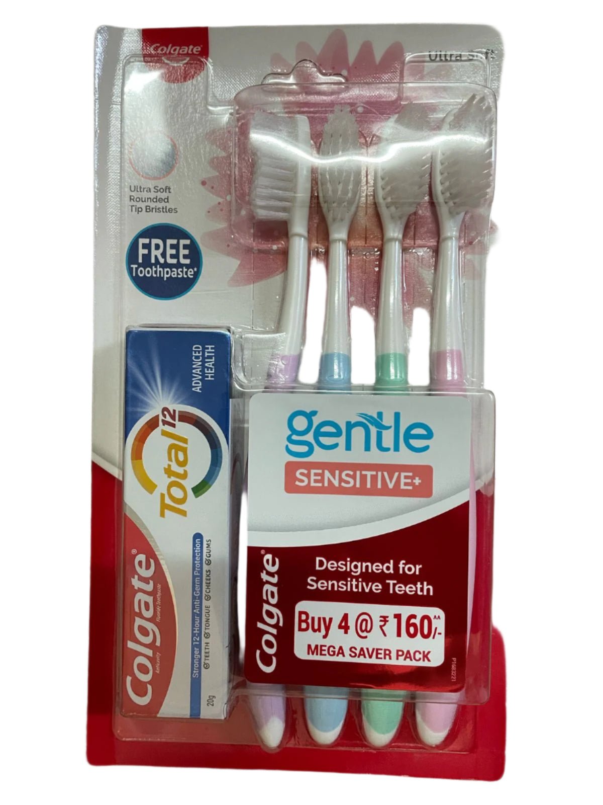 COLGATE TEETH BRUSH 4PIC+ 1 TOOTHPASTE - Anwar Store
