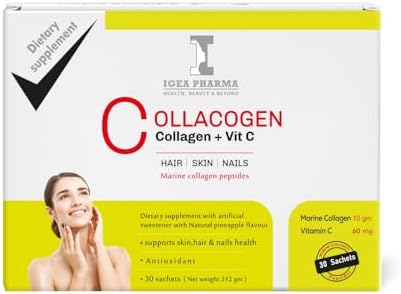 COLLACOGEN COLLAGEN+VIT C PINEAPPLE 30 SACHET - Anwar Store