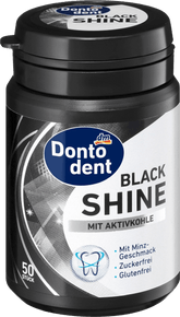 DONTO DENT BLACK SHINE GUM 50 PIECE - Anwar Store