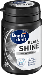 DONTO DENT BLACK SHINE GUM 50 PIECE