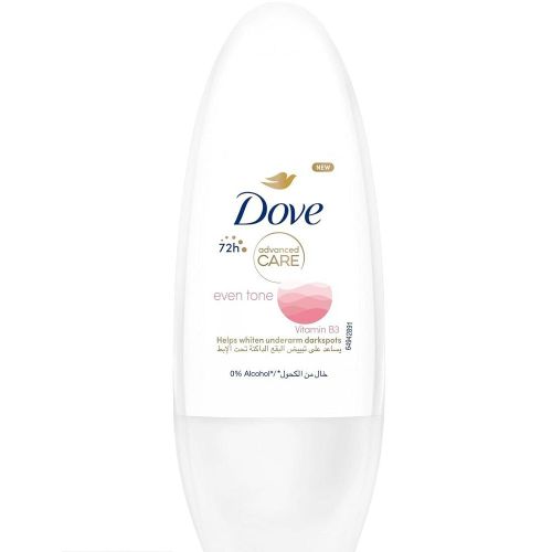 DOVE EVEN TONE RESTORES SKIN TONE IN 21 DAYS DEODORANT ROLL ON 50ML - Anwar Store