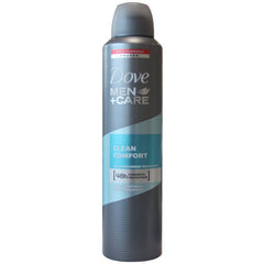 DOVE MEN +CARE CLEAN COMFORT DEODORANT SPRAY 250ML - Anwar Store