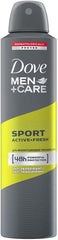 DOVE MEN+CARE SPORT ACTIVE+ FRESH ANTI-PERSPIRANT DEODORANT 250ML - Anwar Store