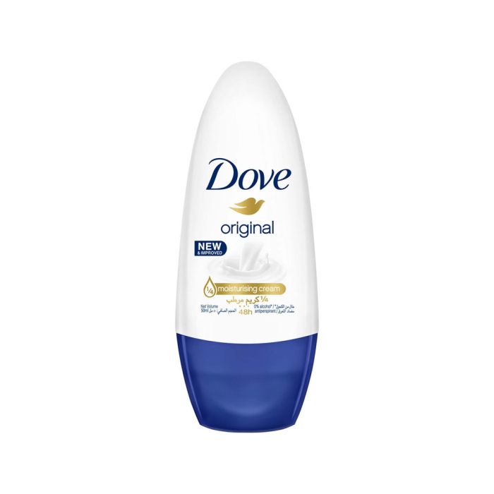 DOVE ORIGINAL MOISTURISING CREAM ANTIPERSPIRANT ROLL-ON 50ML - Anwar Store