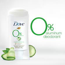 DOVE STICK 0% ALUMINUM CUCUMBER&GREEN TEA SCENT 74GM