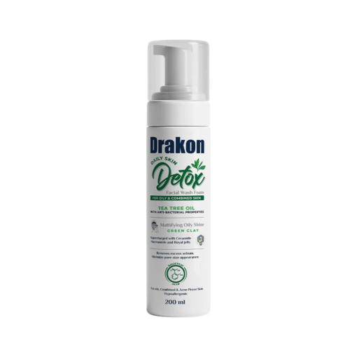 DRAKON DAILY SKIN DETOX FACIAL WASH FOAM 200ML
