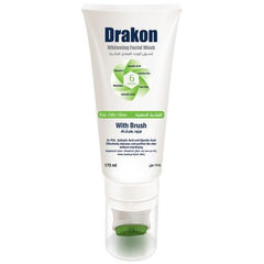 DRAKON FACIAL WASH FOR OILY SKIN WITH BRUSH 175ML - Anwar Store