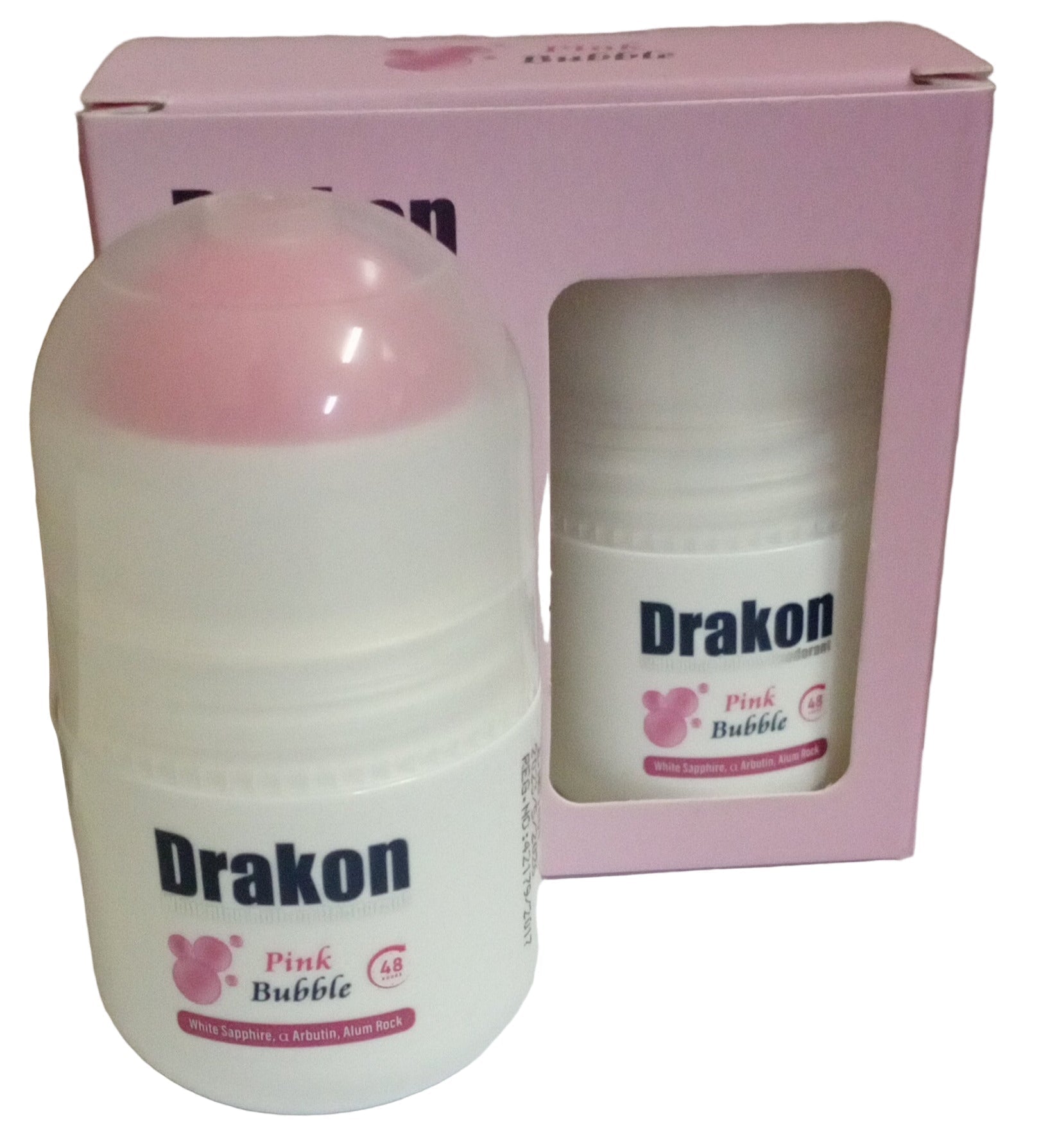 DRAKON PINK BUBBLE ROLL ON DEODORANT 50ML - Anwar Store