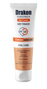 DRAKON TINTED MEDIUM SUNSCREEN GEL CREAM 60G - Anwar Store
