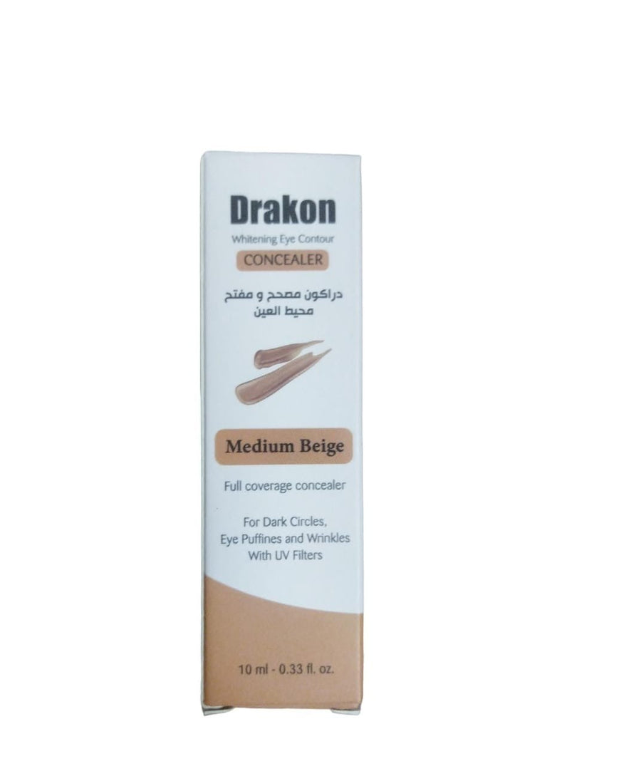 DRAKON WHITENING EYE CONTOUR CONCEALER MEDIUM BEIGE 10ML - Anwar Store