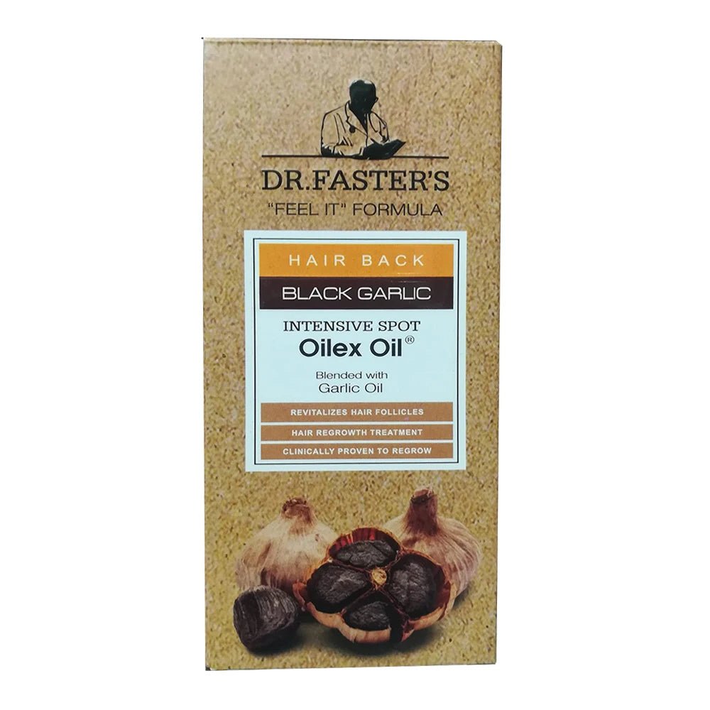 DR.FASTERS HAIR BACK BLACK GARLIC OILEX OIL 100ML - Anwar Store