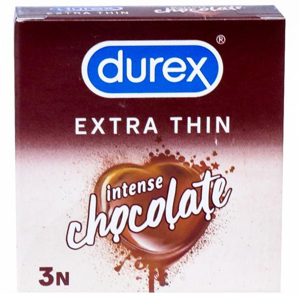 DUREX EXTRA THIN INTENSE CHOCOLATE 3N - Anwar Store