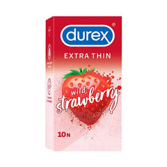 DUREX EXTRA THIN WILD STRAWBERRY 10N - Anwar Store