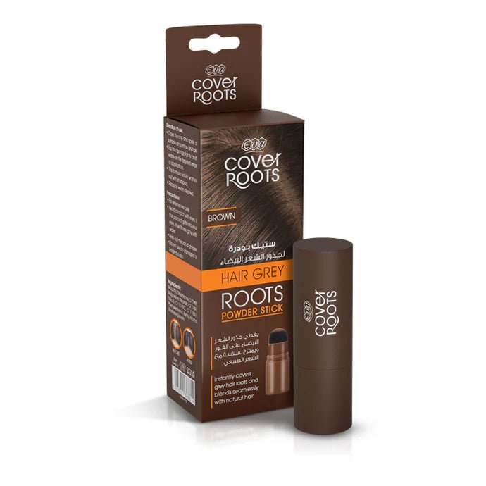Eva Cover Roots Hair Grey Roots Powder Stick Brown 3 Gm - Anwar Store