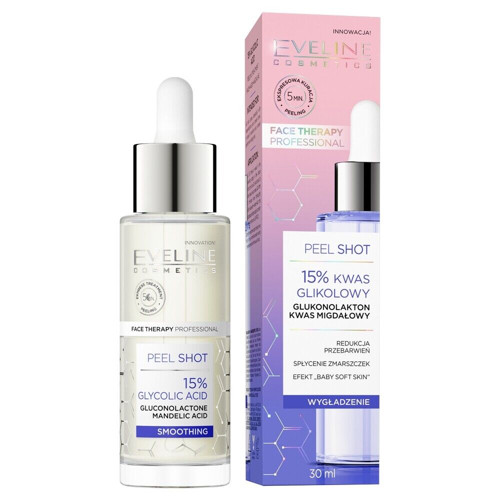EVELINE PEEL SHOT 15% GLYCOLIC ACID 30ML - Anwar Store