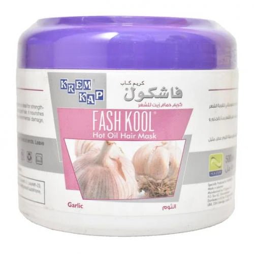 FASH KOOL HOT OIL HAIR MASK WITH GARLIC 500ML - Anwar Store