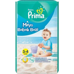 PAMPERS PRIMA MAYO BEBEK BEZI 3-4 (6-11) KG 13-24IBS 1PCS
