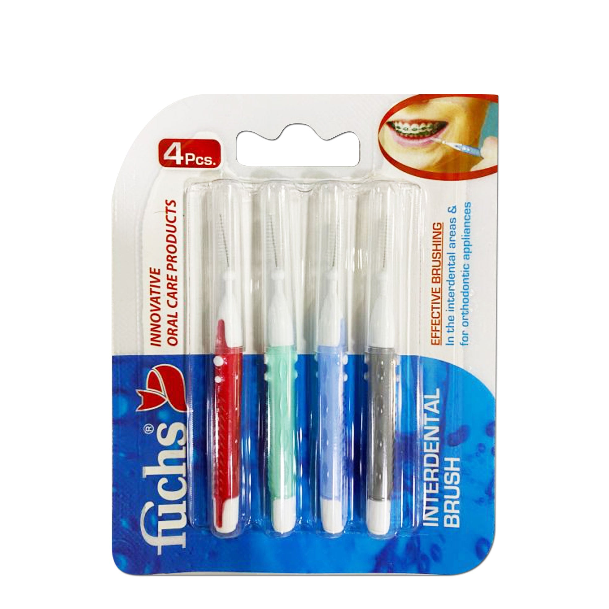 FUCHS INTERDENTAL BRUSH 4PCS - Anwar Store