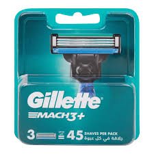 GILLETTE MACH3+ 3BLADES 45 SHAVES - Anwar Store