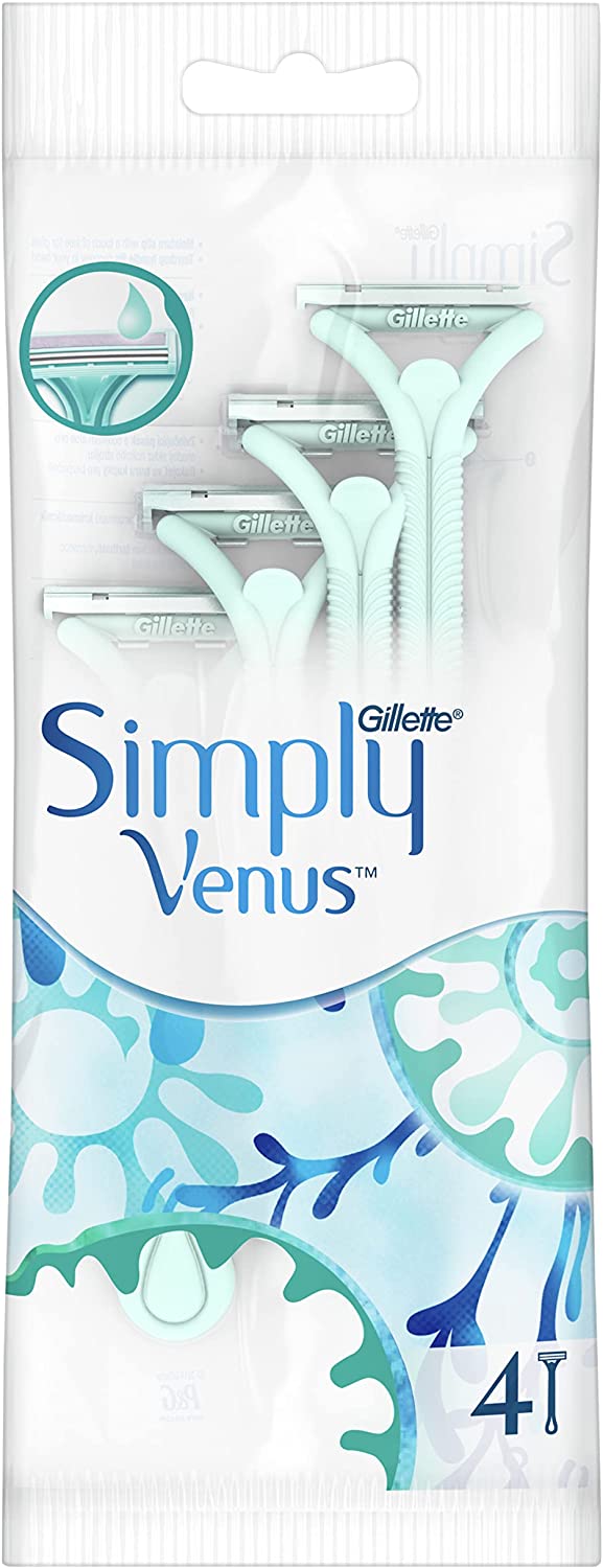 GILLETTE SIMPLY VENUS 2 4 RAZORS - Anwar Store
