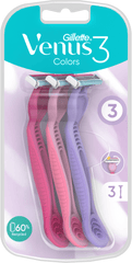 Gillette Simply Venus 3 Plus Disposable 3 Razor For Women COLORS