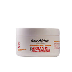 RAW AFRICAN ARGAN OIL & HYALURONIC ACID DEEP CONDITIONER 300GM