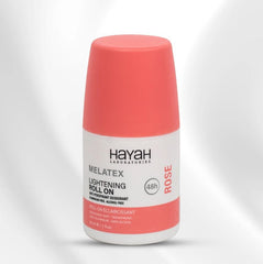 HAYAH Melatex Lightening Roll on Rose 60 ml - مزيل عرق حياة 60 مل