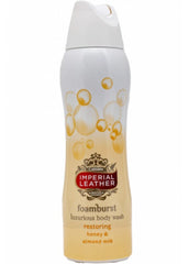 IMPERIAL LEATHER FOAMBURST LUXURIOUS BODY WASH RESTORING HONEY & ALMOND MILK 200ML
