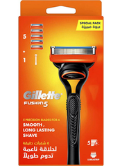 GILLETTE FUSION 5 HANDLE + 5 BLADES