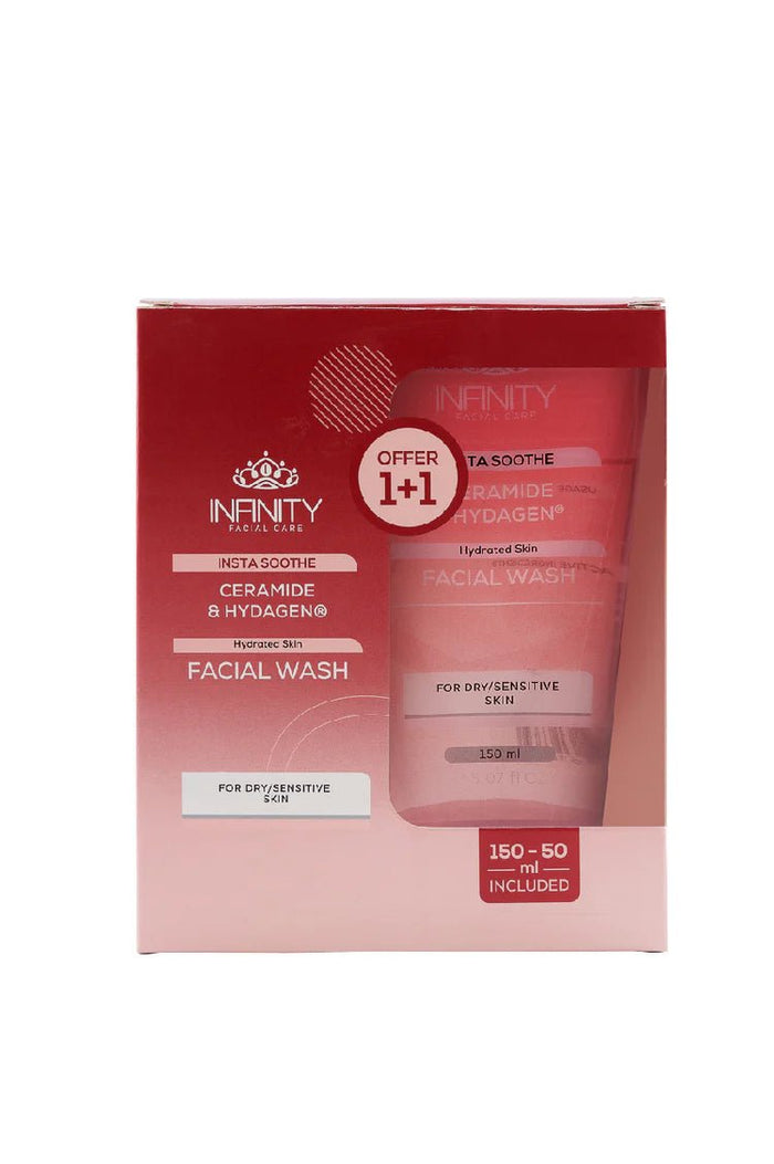 INFINITY INSTA SOOTHE FACIAL WASH 150ML + INFINITY INSTA SOOTHE FACIAL WASH 50ML (OFFER) - Anwar Store