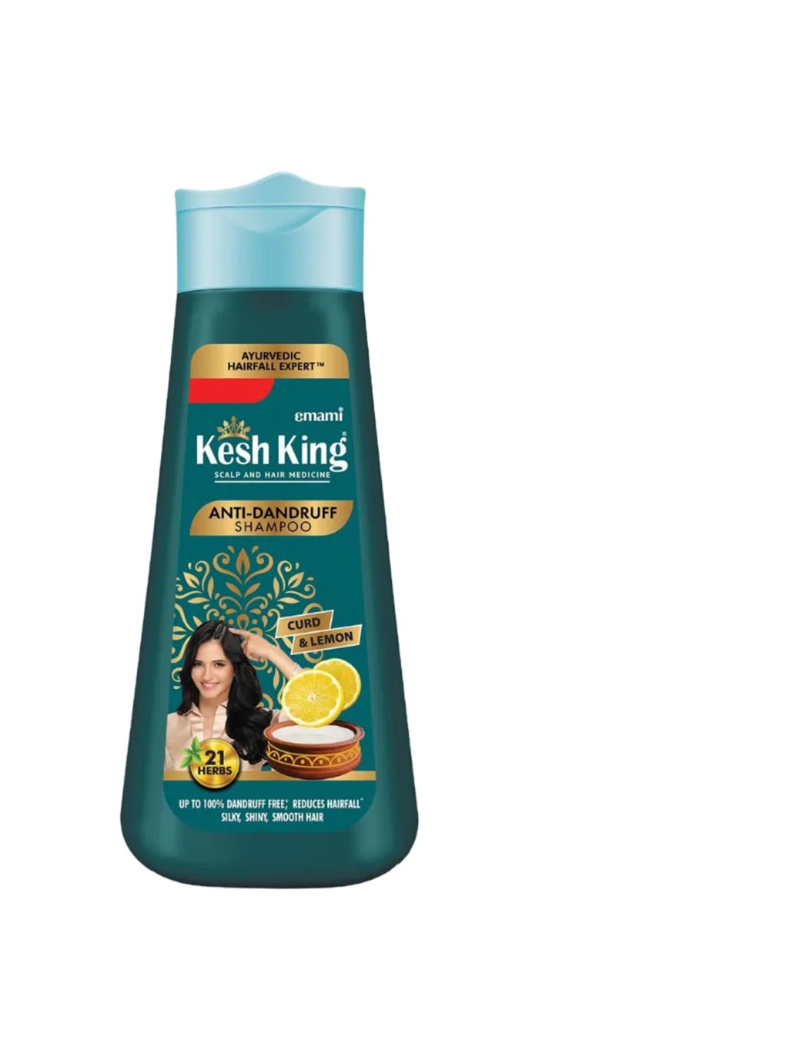 KESH KING ANTI DANDRUFF SHAMPOO CURD & LEMON 340ML - Anwar Store