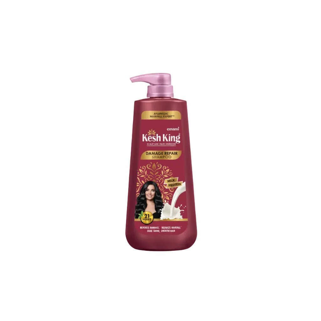 KESH KING DAMAGE REPAIR SHAMPOO WITH MILK PROTEIN - 600ML - Anwar Store