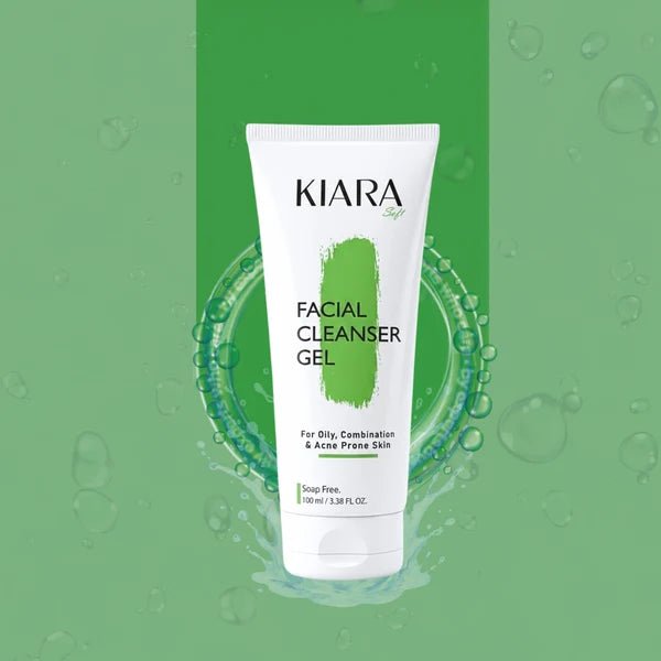 KIARA MINI FACIAL CLEANSER GEL FOR OILY&COMBINATION ACNE PRONE SKIN 100ML - Anwar Store