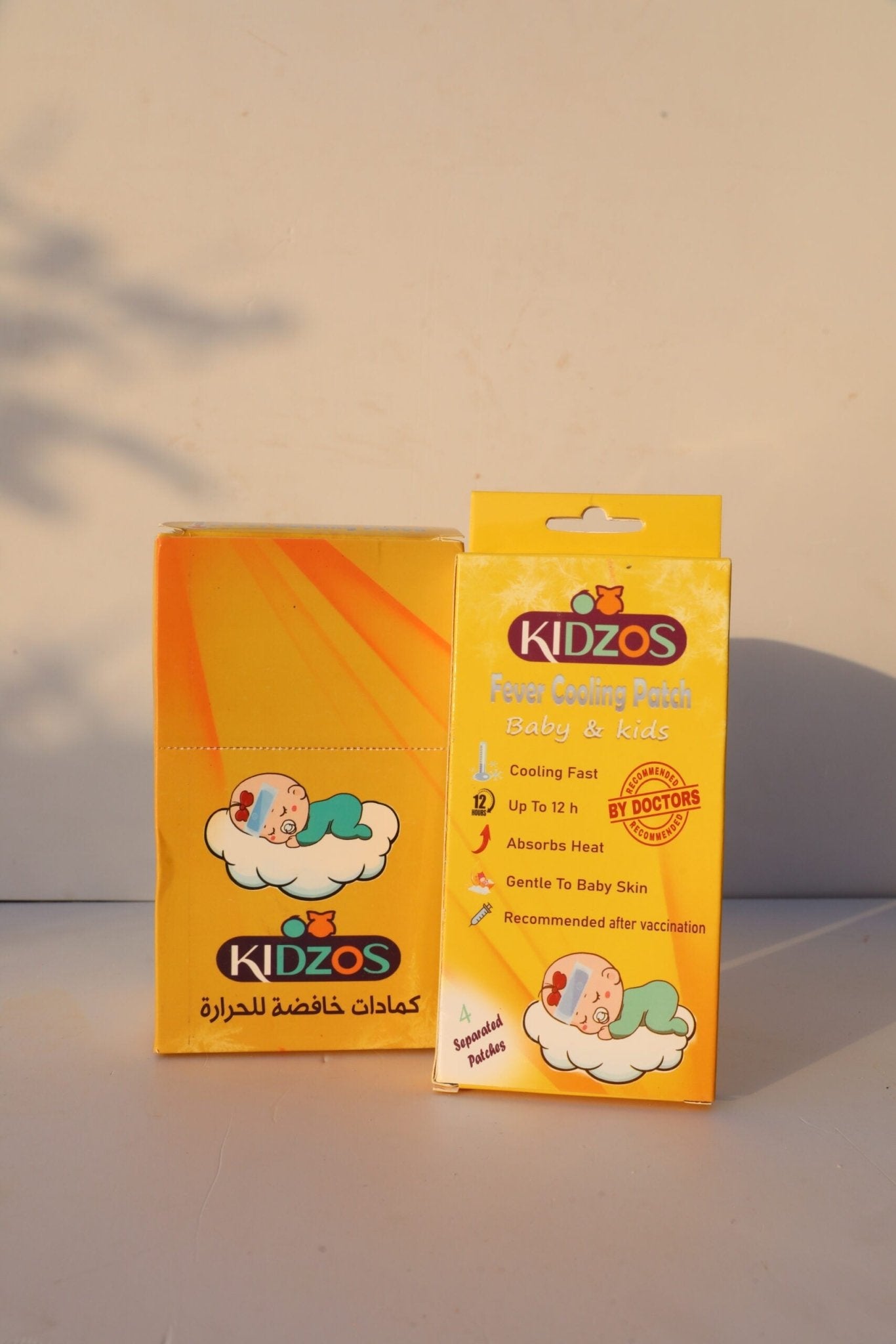 KIDZOS FEVER COOLING PATCH BABY & KIDS 4 PATCHES - Anwar Store