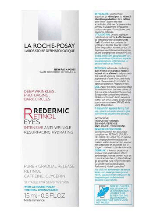 LA ROCHE POSAY REDERMIC R RETINOL EYE CREAM 15ML - Anwar Store