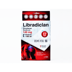 Libradiclan 140 mg 7 medicated plasters - Anwar Store