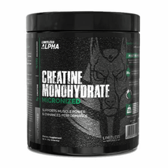 Limitless Alpha Creatine Monohydrate 300gm - منتج للعناية ليمتلس 300 جم