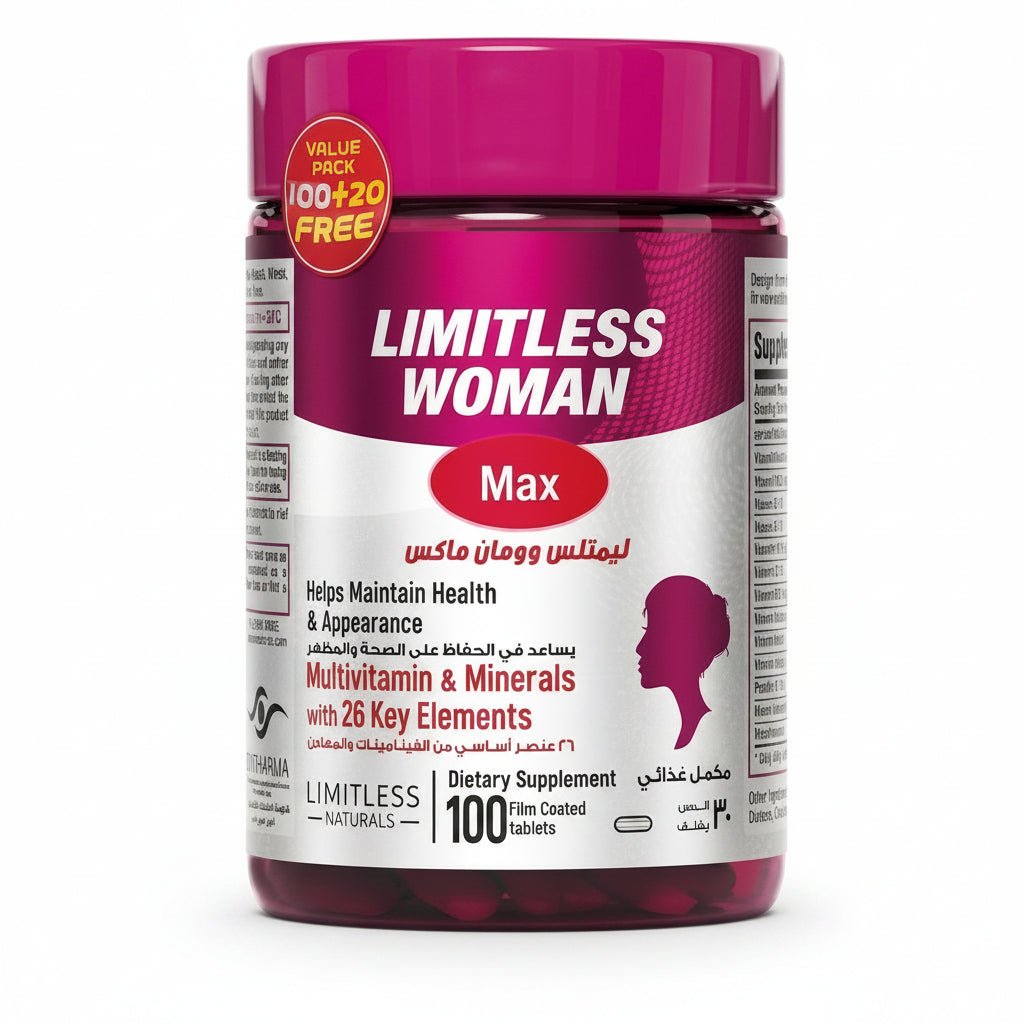 LIMITLESS WOMAN MAX VALUE PACK 100+20TAB FREE - Anwar Store