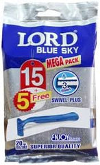 LORD BLUE SKY (15+5) 3BLADES SWIVEL PLUS 20 RAZORS LBS 175 - Anwar Store