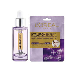 LOREAL HYALURON EXPERT SERUM - 30ML + LOREAL HYALURON EXPERT TISSUE MASK OFFER - Anwar Store
