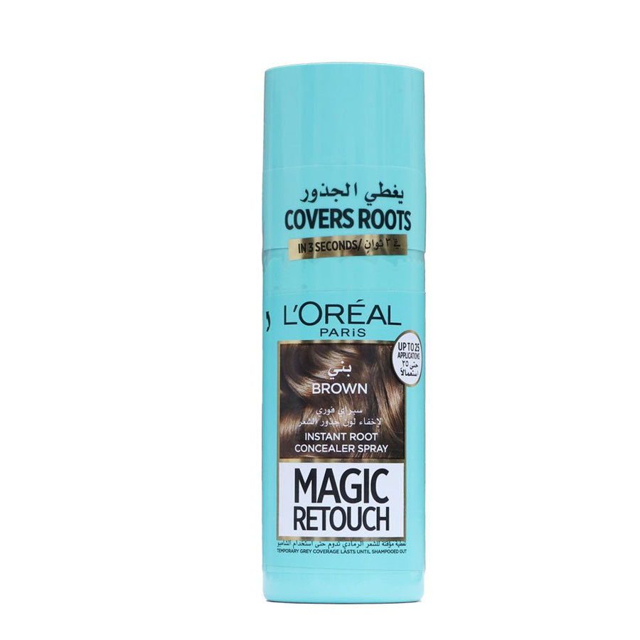 L'Oreal MAGIC RETOUCH Brown Temporary Instant Root Concealer Spray 75ml - Anwar Store