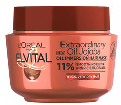 LOREAL PARIS ELVIVE EXTRAORDINARY OIL JOJOBA OIL IMMERSION MASK FOR VERY DRY HAIR 300ML