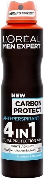 L’Oréal Paris Men Expert Carbon Protect 48H Anti-Perspirant Deodorant - مزيل عرق لوريال باريس 250 مل