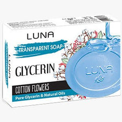 LUNA GLYCERIN SOAP COTTON FLOWERS 100GM - Anwar Store