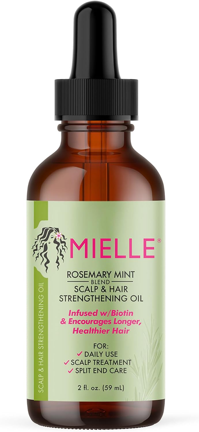MIELLE ROSEMARY MINT SCALP & HAIR STRENGTHENING OIL 59ML - Anwar Store