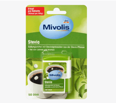 MIVOLIS STEVIA SWEETENER IN TABLETS, 100 PCS (90 KCAL PRO 100G) - Anwar Store