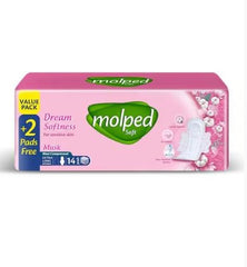 MOLPED SOFT MUSK MAXI COMPRESSED EXTRA LONG 14 PADS OFFER - Anwar Store