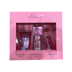 MOOD HAWAII SET BODY LOTION 150 GM BODY SPLASH 175 ML HAND CREAM 50GM - Anwar Store