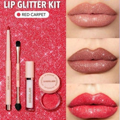 SHEGLAM LIP DAZZLER GLITTER KIT RED CARPET