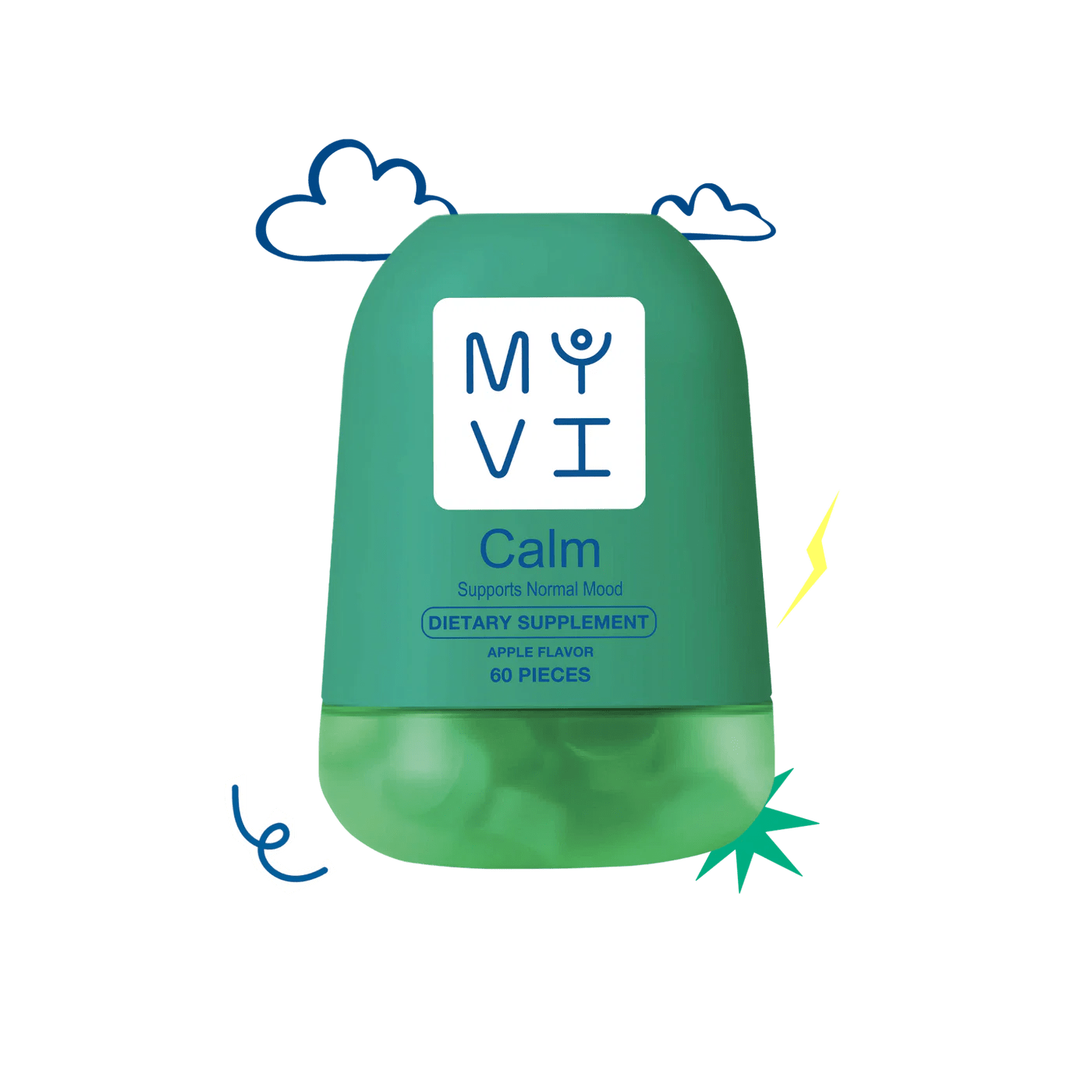 MY VI CALM DIETARY SUPPLEMENT 60PC APPLE FLAVOR - Anwar Store